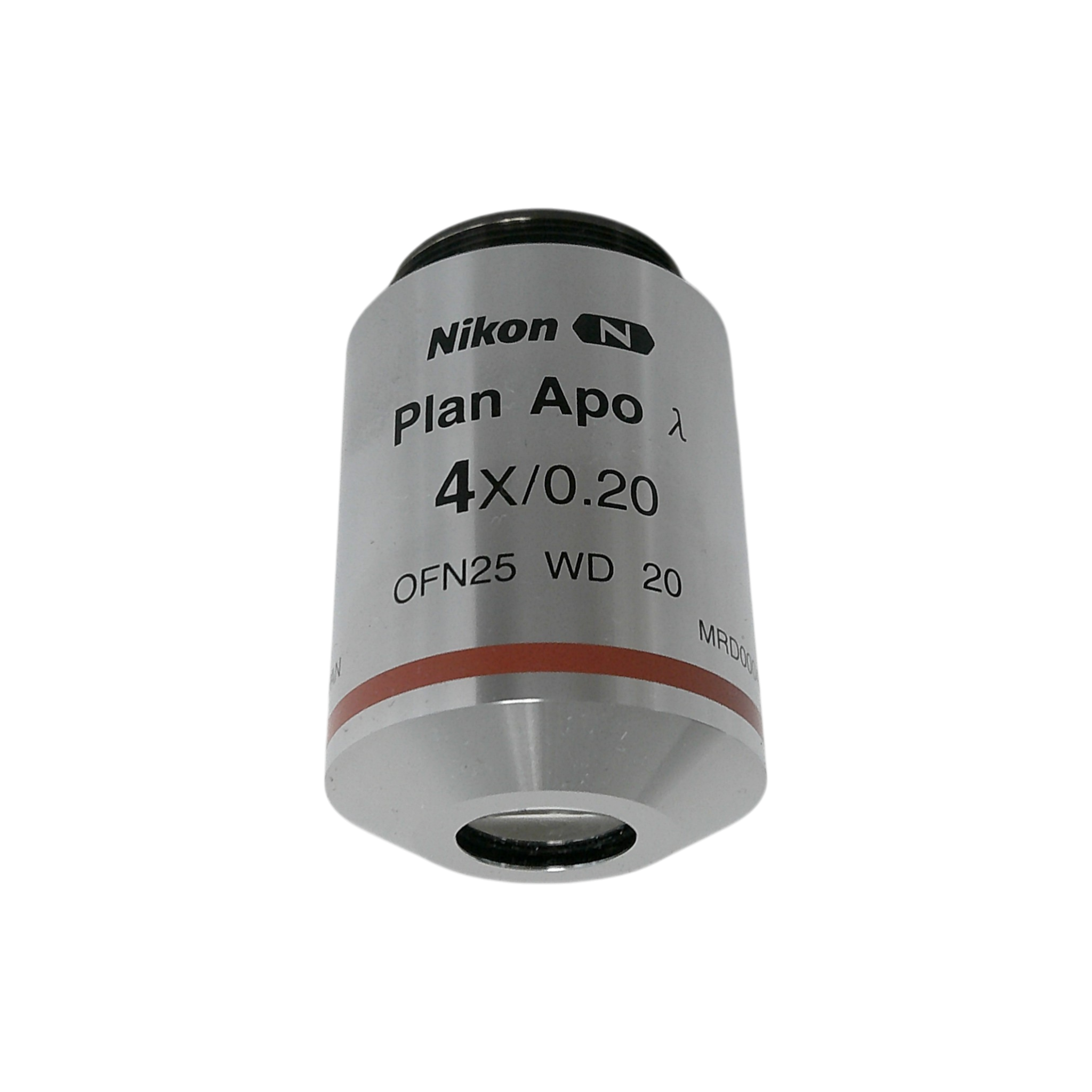 Nikon Plan Apo Lambda 4x/0.2 M25 Thread Size Microscope Objective ...