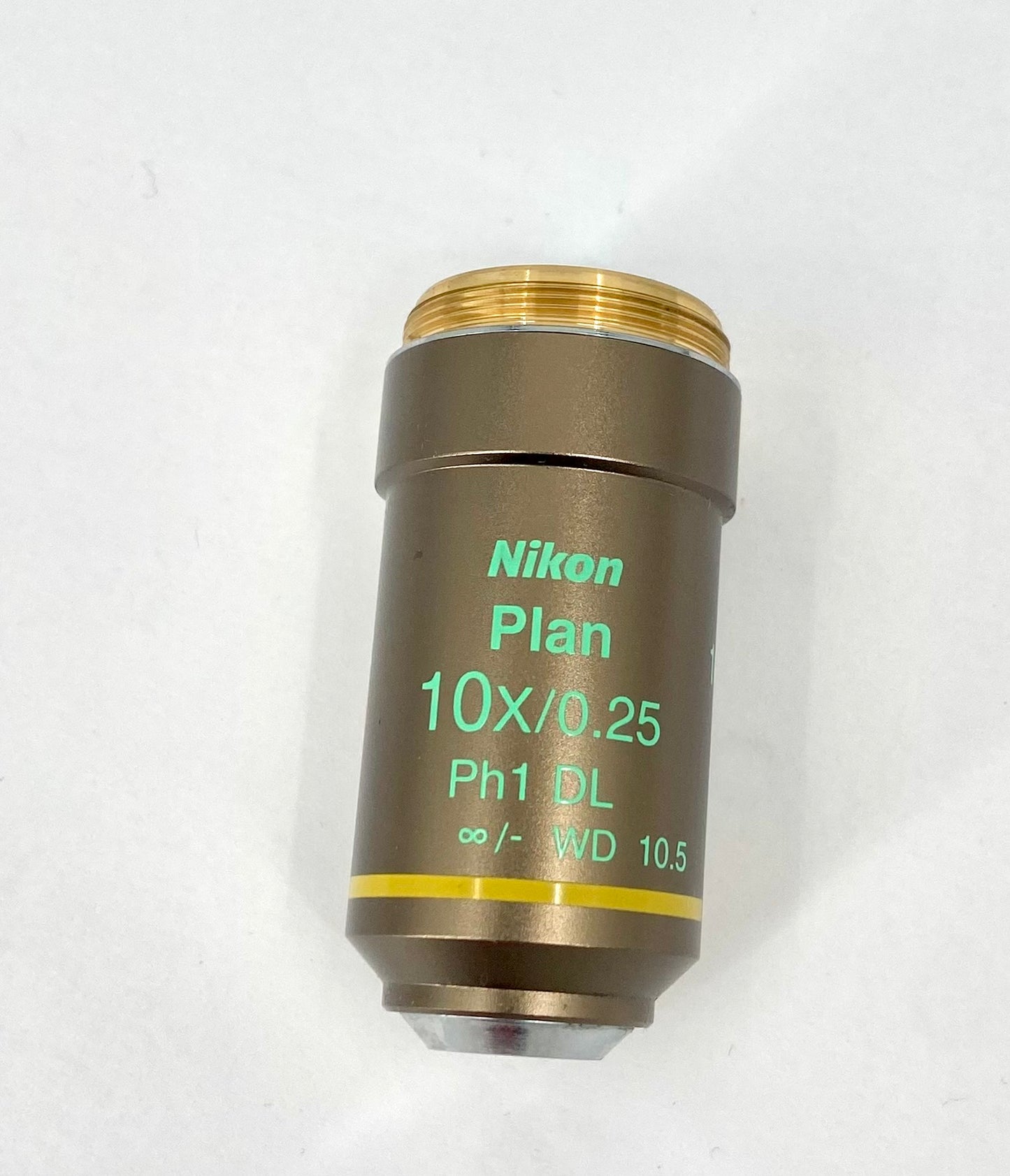 Nikon Plan 10x/0.25 Ph1 DL M25 Thread Size  Microscope Objective