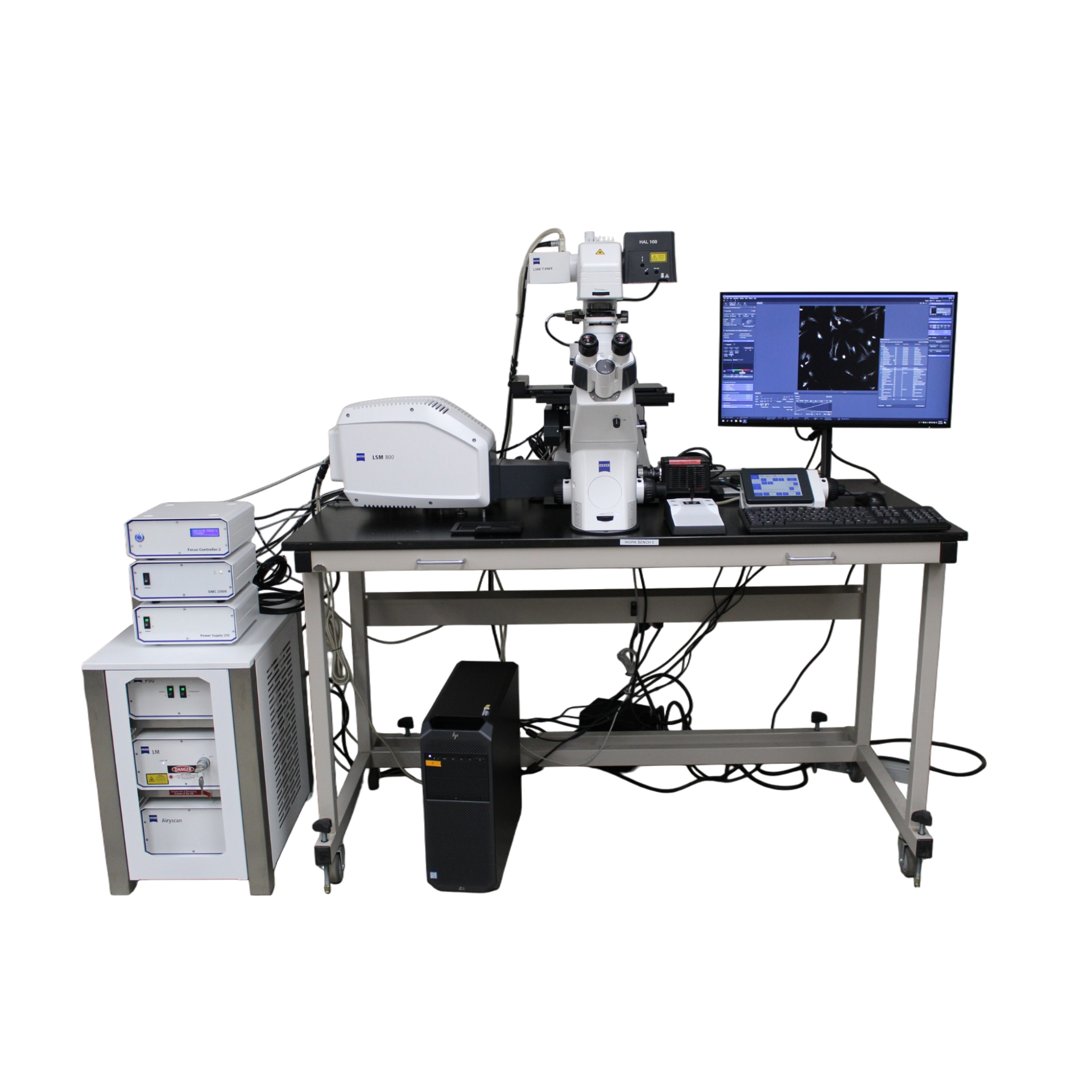 Zeiss LSM 800 Confocal Airyscan w/ Axio Observer 7 Inverted Phase