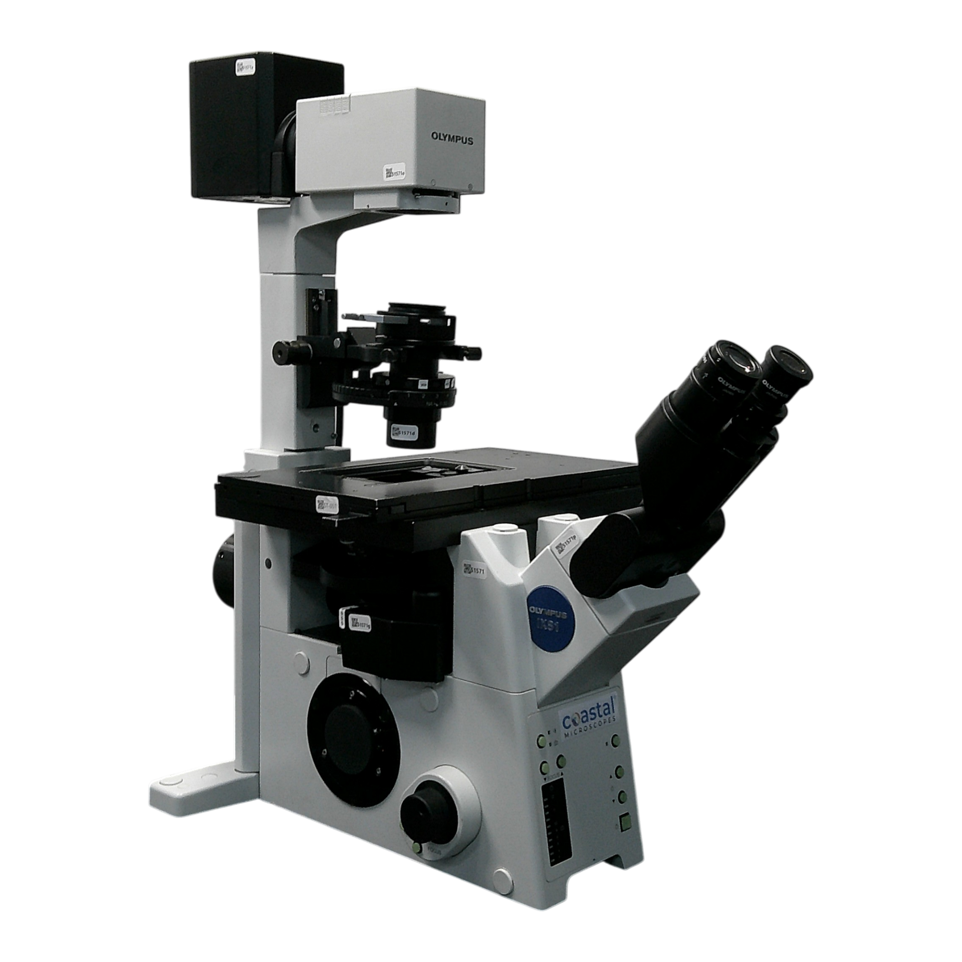昭和レトロ　幻燈機　投影機　Yokoi Epidiascope Olympus IX81 Inverted Phase Contrast Fluorescence Motorized w