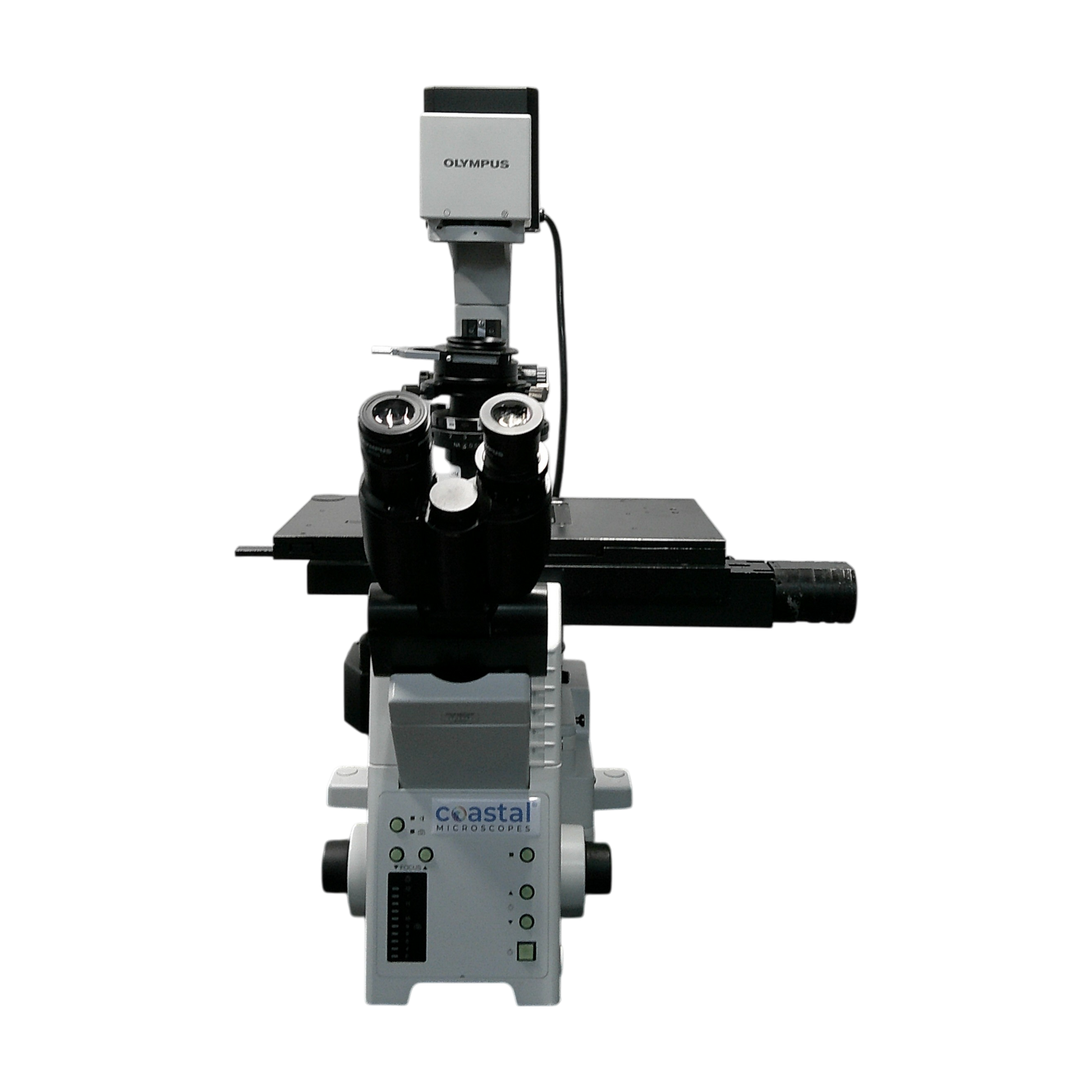 Olympus IX81 Inverted Phase Contrast Fluorescence Motorized w Olympus IX81 Inverted Phase Contrast Fluorescence Motorized w